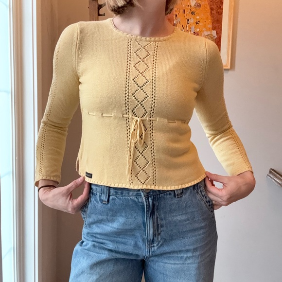 Butter Yellow Spring Sweater - Picture 7 of 7